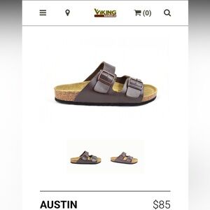 Viking Brown Men's Strap Sandals